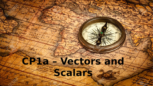 CP1a - Vectors and Scalars - Edexcel GCSE (9-1)