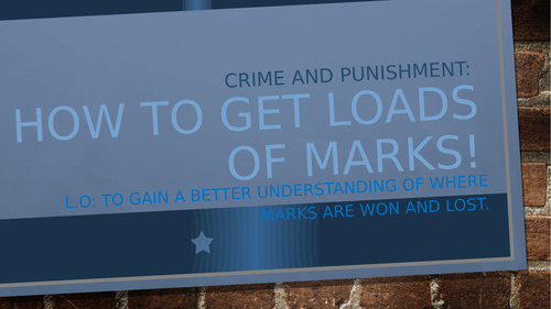 Student Guide to Crime and Punishment Session