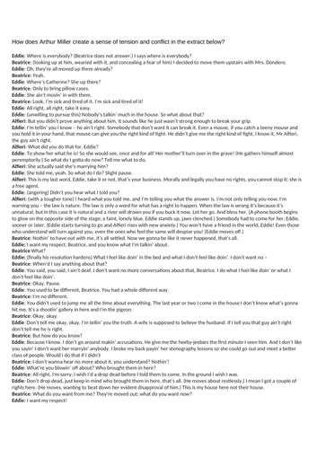 View from the Bridge exam question