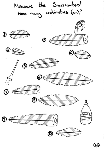 Measuring snozzcumbers activity