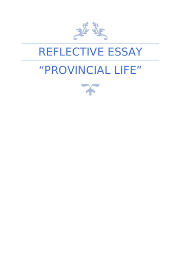 A-grade Higher English Folio Personal Reflective essay Spanish holiday