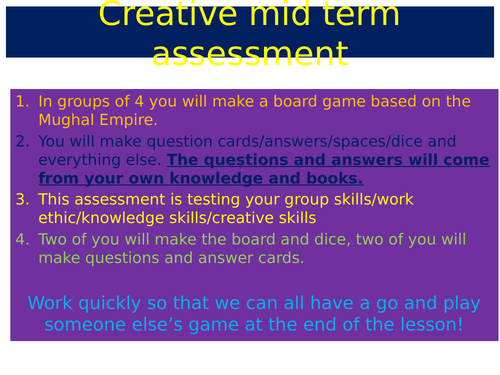 Mughal empire mid term assessment
