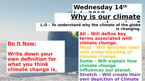 Climate Change Introduction