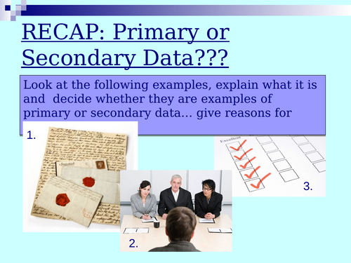 GCSE Sociology - Research Methods - Secondary data - Lesson 7