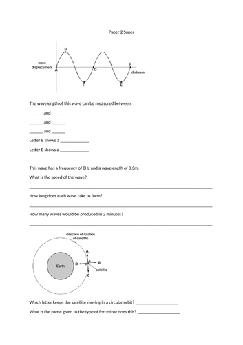 AQA 9-1 Paper 2 Super Revision