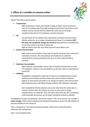 AQA A LEVEL BIOLOGY REQUIRED PRACTICAL SUMMARY BOOKLET