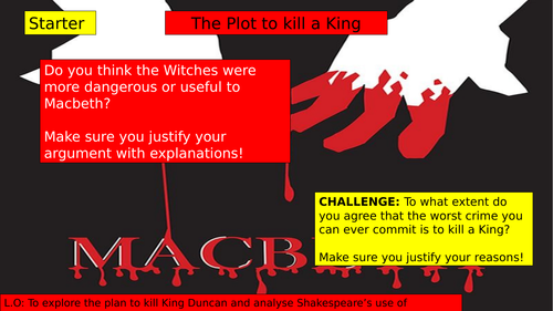 Macbeth: The Plot to kill a King