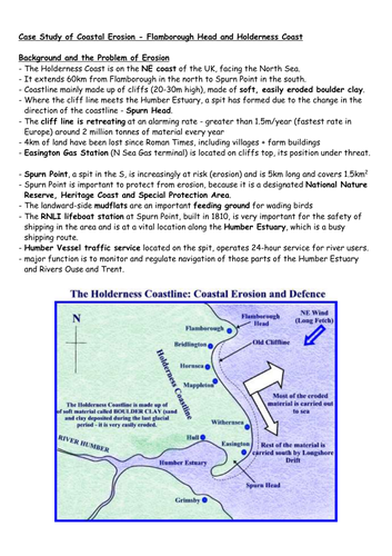 Coasts Notes - Edexcel A Level Geography