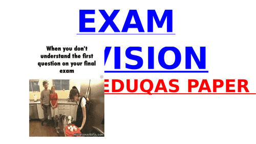 EDUQAS GCSE English Language paper 1 reading revision PowerPoint