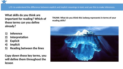 KS3 reading skills lessons