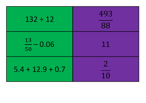 Arithmetic orienteering (set 5)