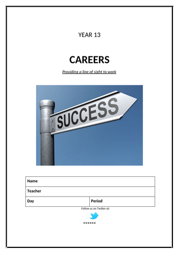 Sixth form Careers booklet