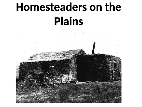 Homesteaders on the Plains Source Analysis Activity