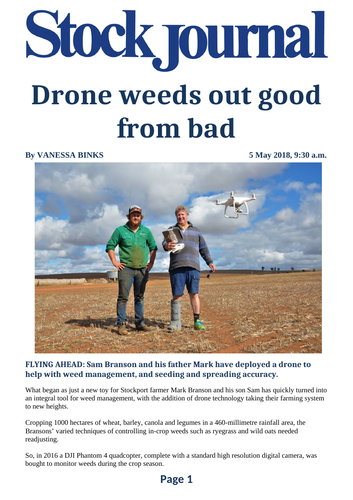 Ezine - Drone weeds out good from bad