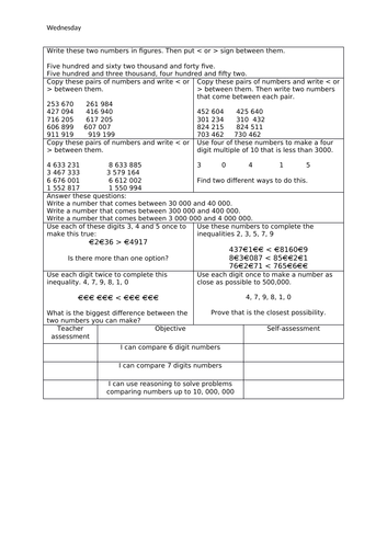 Year 6 mastery place value