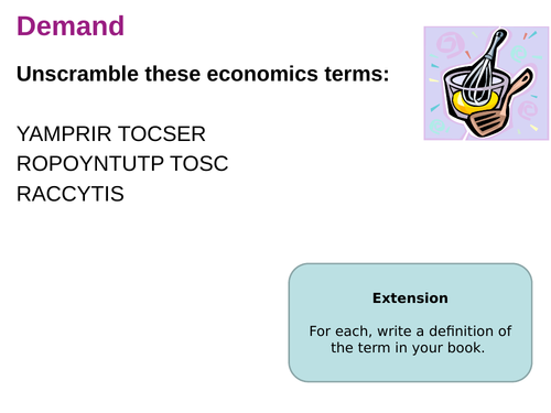 Economic Demand