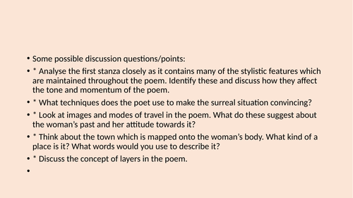 Introduction to The Map Woman Lesson