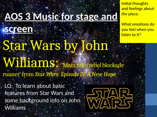 Star Wars GCSE Set work