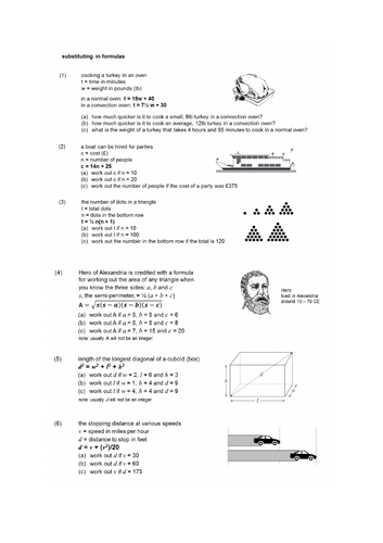 Substitution Mastery Lesson