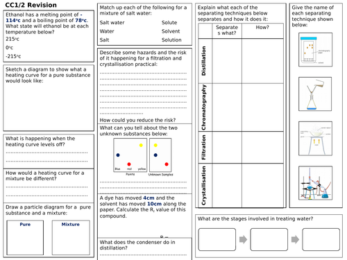 Edexcel CC1/2 Revision Worksheet