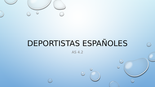 Deportistas españoles