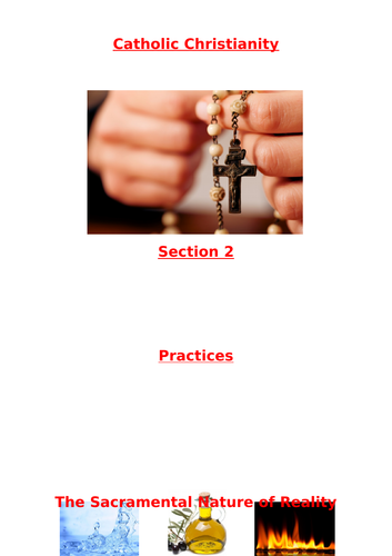 Edexcel GCSE RE Catholic Christianity Practices Revision Notes