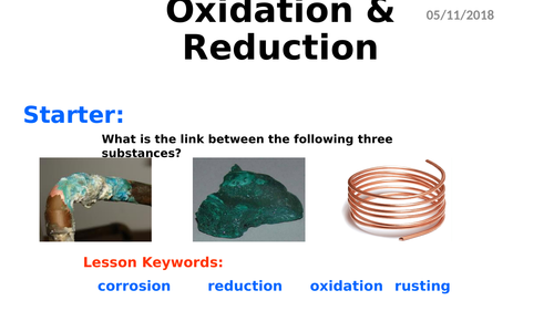 KS4 Chemistry - Oxidation and Reduction