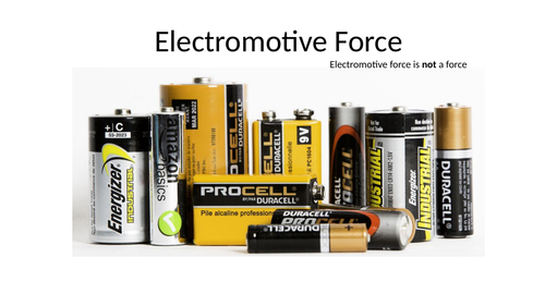 AS Physics OCR A - Potential Difference and Electromotive Force