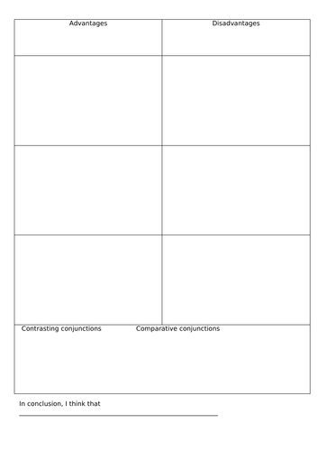 LKS2 Romans balanced argument writing