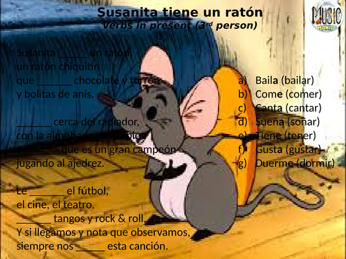 Susanita tiene un ratón (traditional Spanish song)