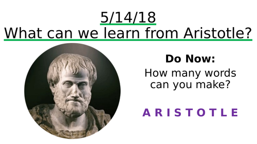 Persuasive Writing Scheme of Work - Rhetorical Devices (Aristotle)