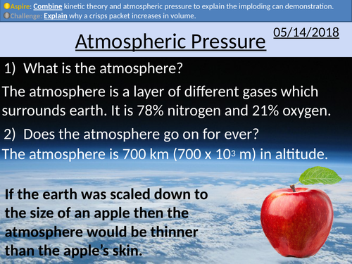GCSE Physics: Atmospheric Pressure