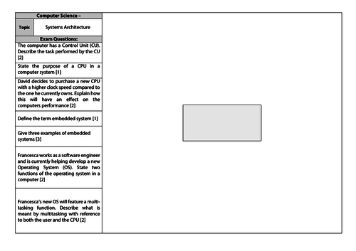 Computer Science Revision Mat