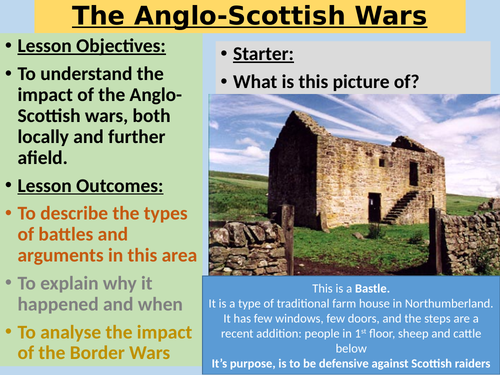 NEW OCR A:War etc, Anglo-Scottish Wars