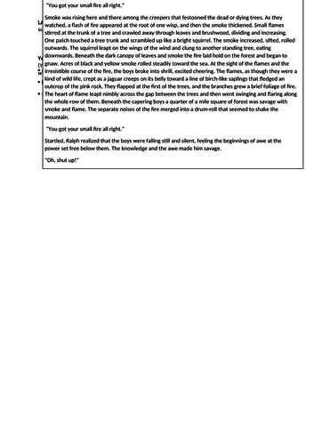 AQA Lord of the Flies Ch2