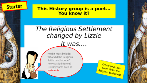 Elizabeth GCSE History 9-1 Religion Revision