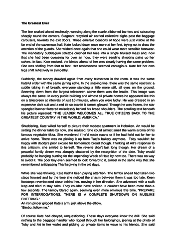 Gcse Narrative Writing Dystopian Example Story Trump Inspired Teaching Resources