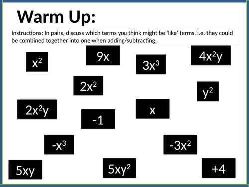 A2.2 Simplifying Expressions