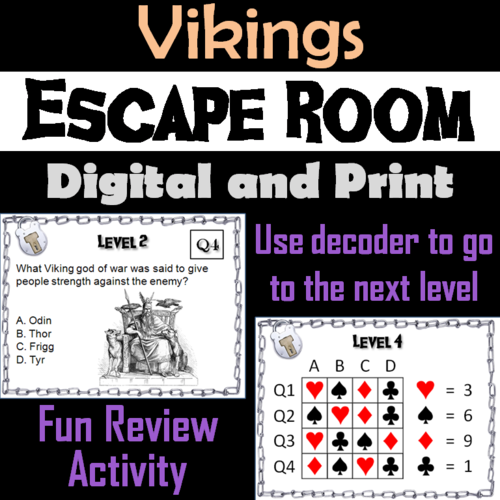 Vikings: Escape Room - Social Studies