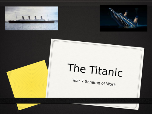 The Titanic Bundle - Drama SOW