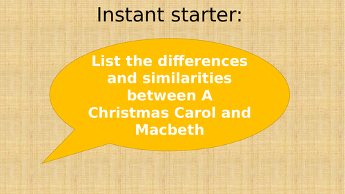 Lit paper lastminute.com revision and preparation - A Christmas Carol and Macbeth