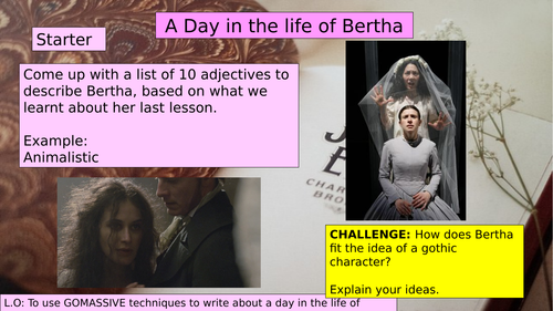 Bertha from 'Jane Eyre' Diary Entry
