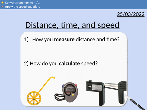GCSE Physics: Distance, Time and Speed
