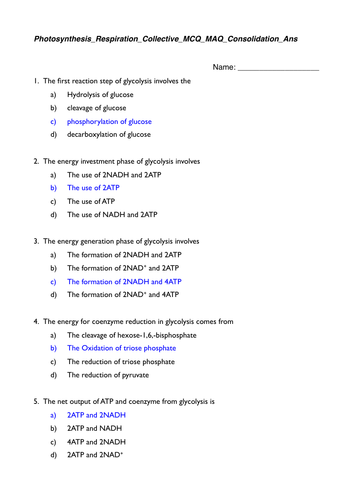 Respiration_Photosynthesis_MCQs_MAQs