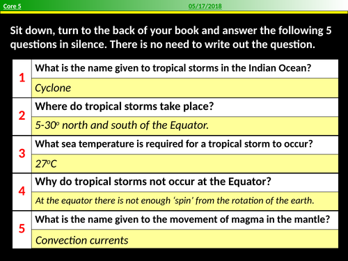 How do tropical storms form?