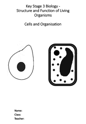Biology - Cells and organisation - Complete Science Key Stage 3 Unit