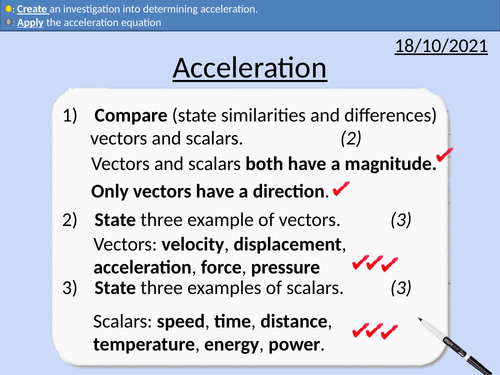 GCSE Physics: Acceleration