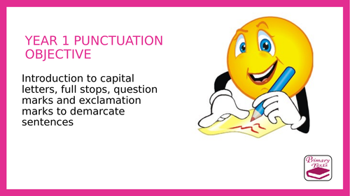 Year 1 PPT Lesson: Demarcating sentences