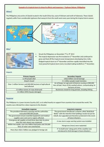 typhoon haiyan case study worksheet