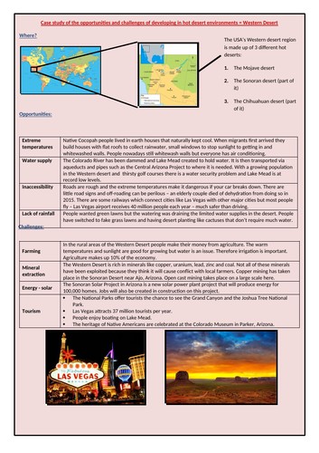 case study western desert usa